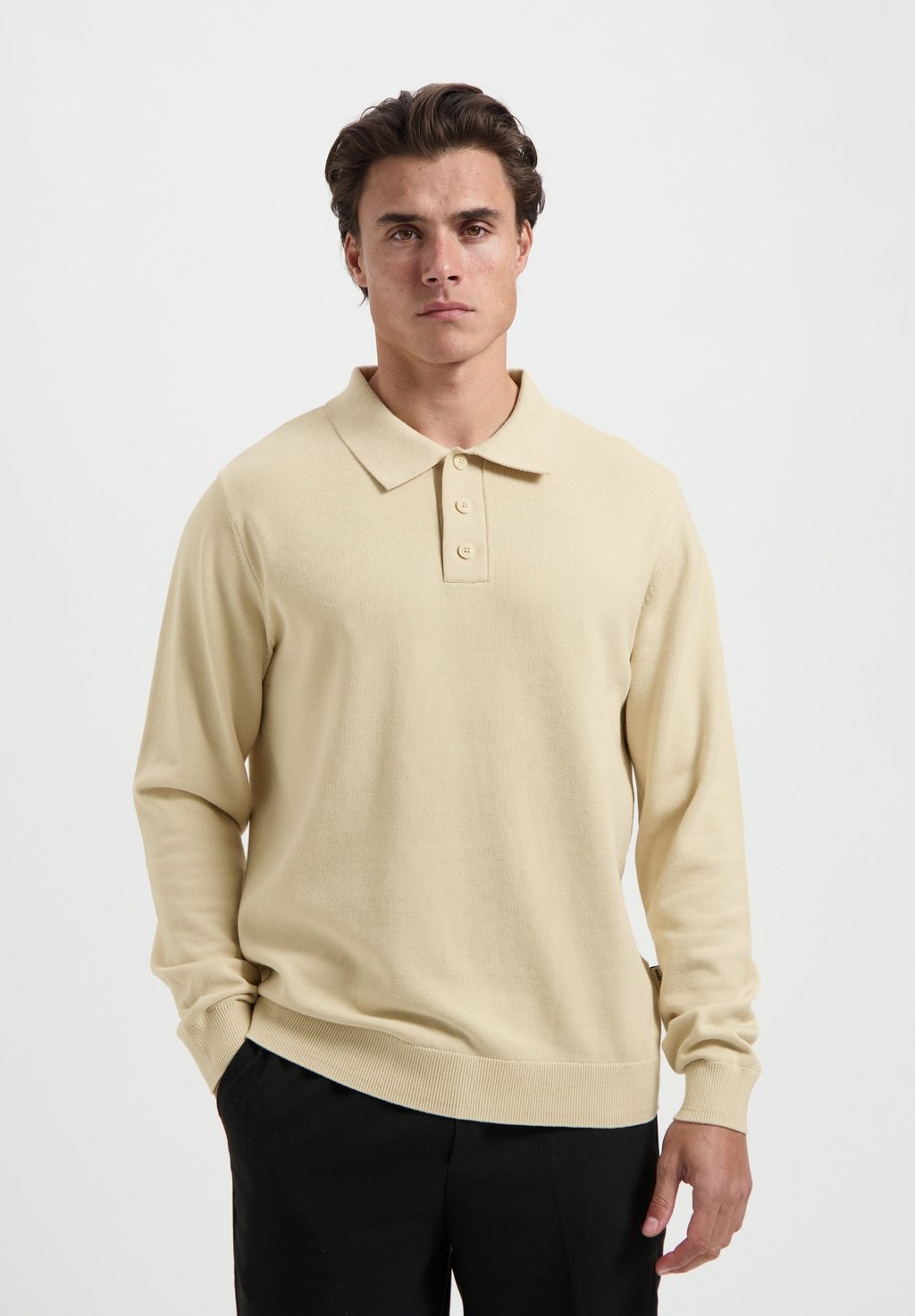 

Лонгслив Polo shirt HANG ELEVEN, песочный