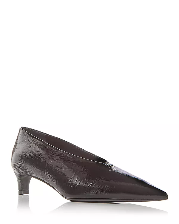 Женские туфли на каблуке Jil Sander, черный