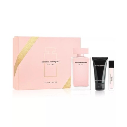 Парфюмерный набор для женщин Narciso Rodriguez For Women 3 Piecec Set 3.4 Ounce Eau De Parfum Spray + 1.6 — фото 2