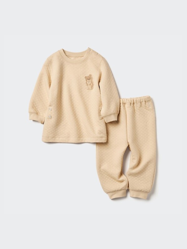 

Пижама стеганая Uniqlo, бежевый