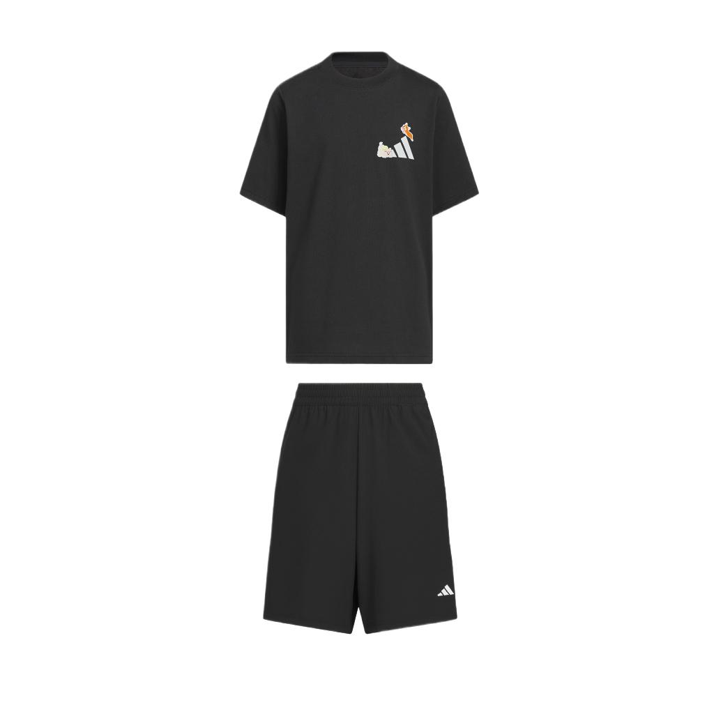 

Adidas Повседневная спортивная одежда черного цвета для детей от 3 до 7 лет