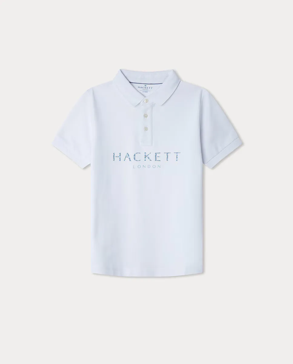 

Поло для мальчиков Hackett Swim Trim, белый