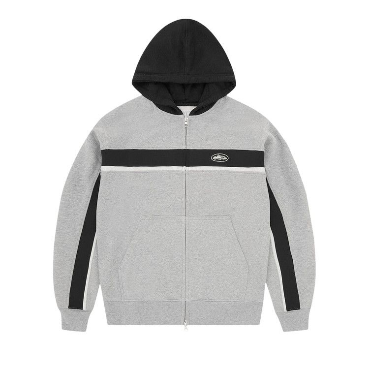 

Худи Corteiz Ribbed Sporteiz Zip Hoodie, Heather Grey