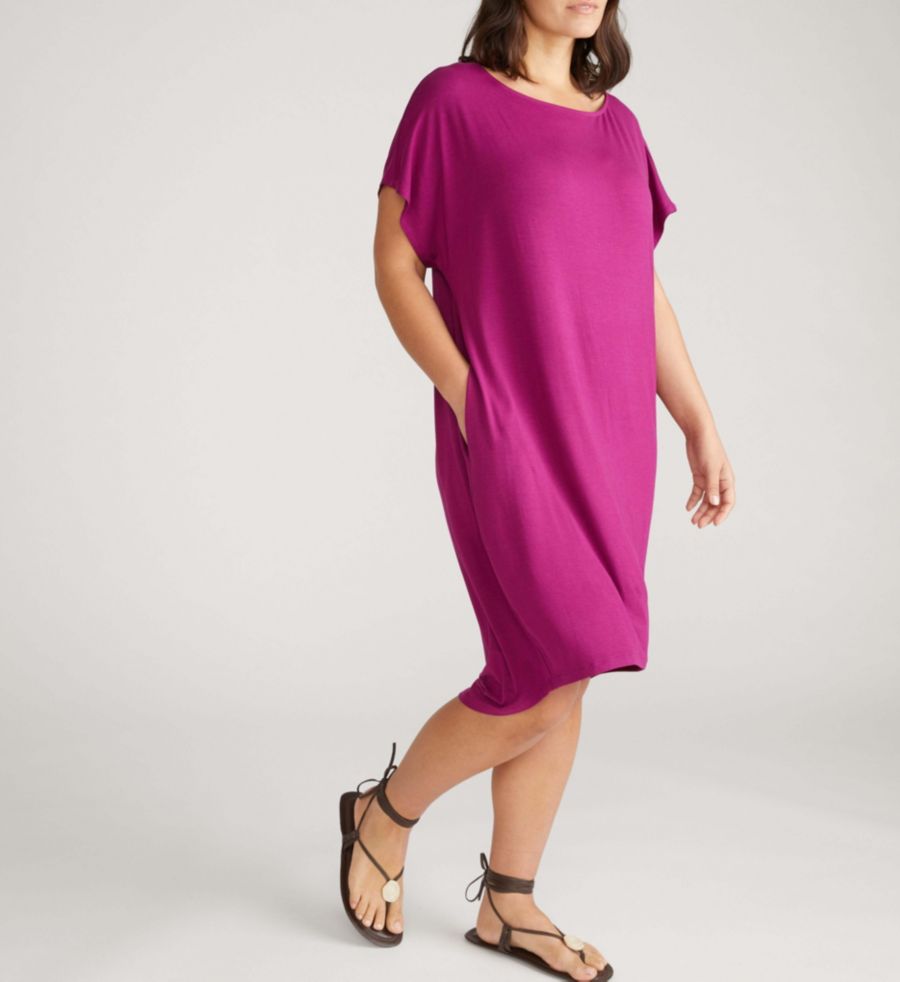 

Женское платье-футляр из жидких трикотажных тканей Universal Standard, Rothko purple