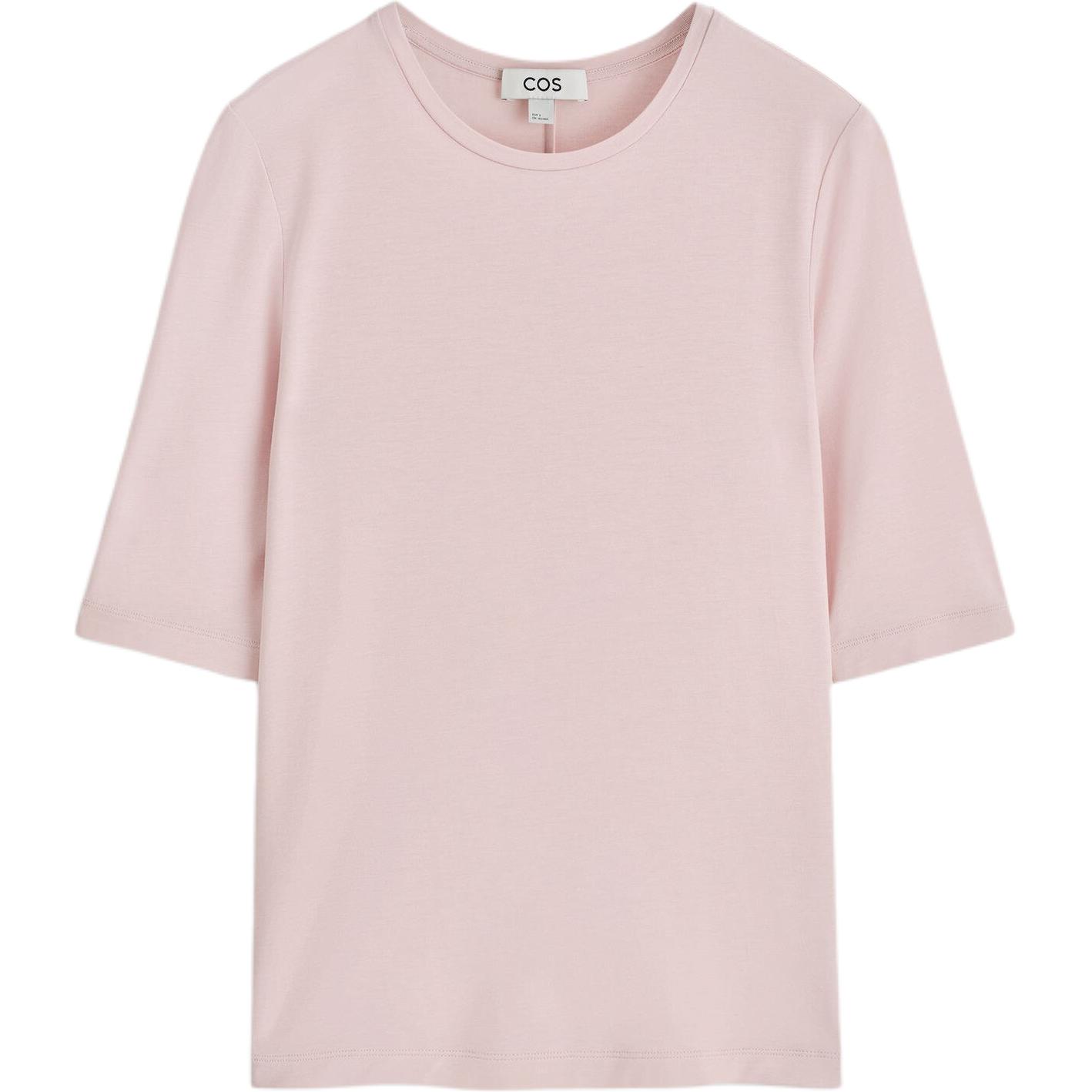 

COS Футболка женская светло-розовая, Розовый, COS Футболка женская светло-розовая