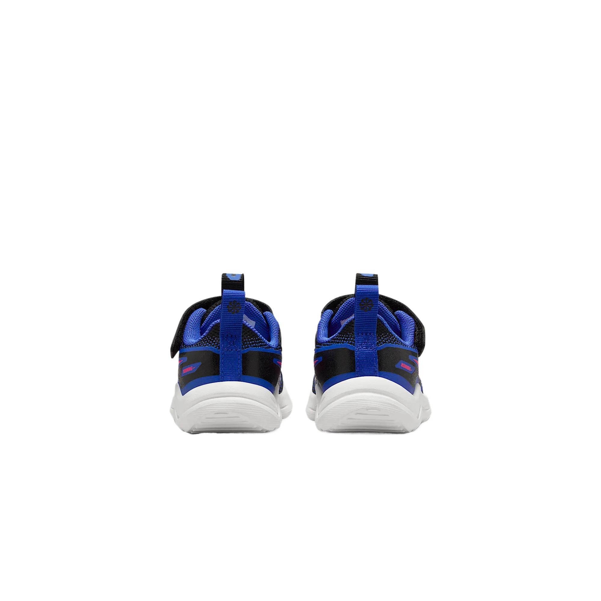 Nike Кроссовки Cosmic Runner дышащие низкие для малышей Black Royal Blue Mountain White Bright Dark Red — фото 4