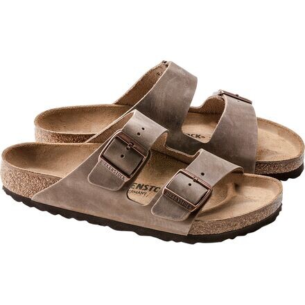 Кожаные сандалии Arizona женские Birkenstock, цвет Tobacco Oiled Leather — фото 2