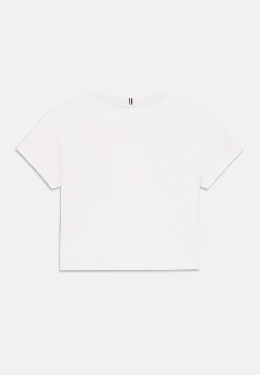 Футболка Tommy Hilfiger HEART EMBROIDERY LOGO JERSEY T-SHIRT, White — фото 2