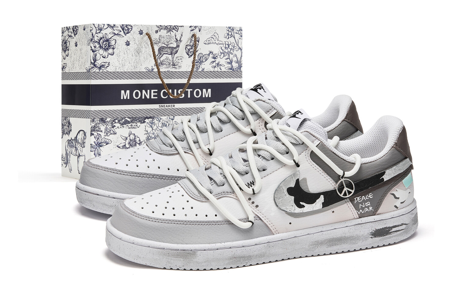 

Мужские кроссовки для скейтбординга Nike Court Vision 1, Milky White