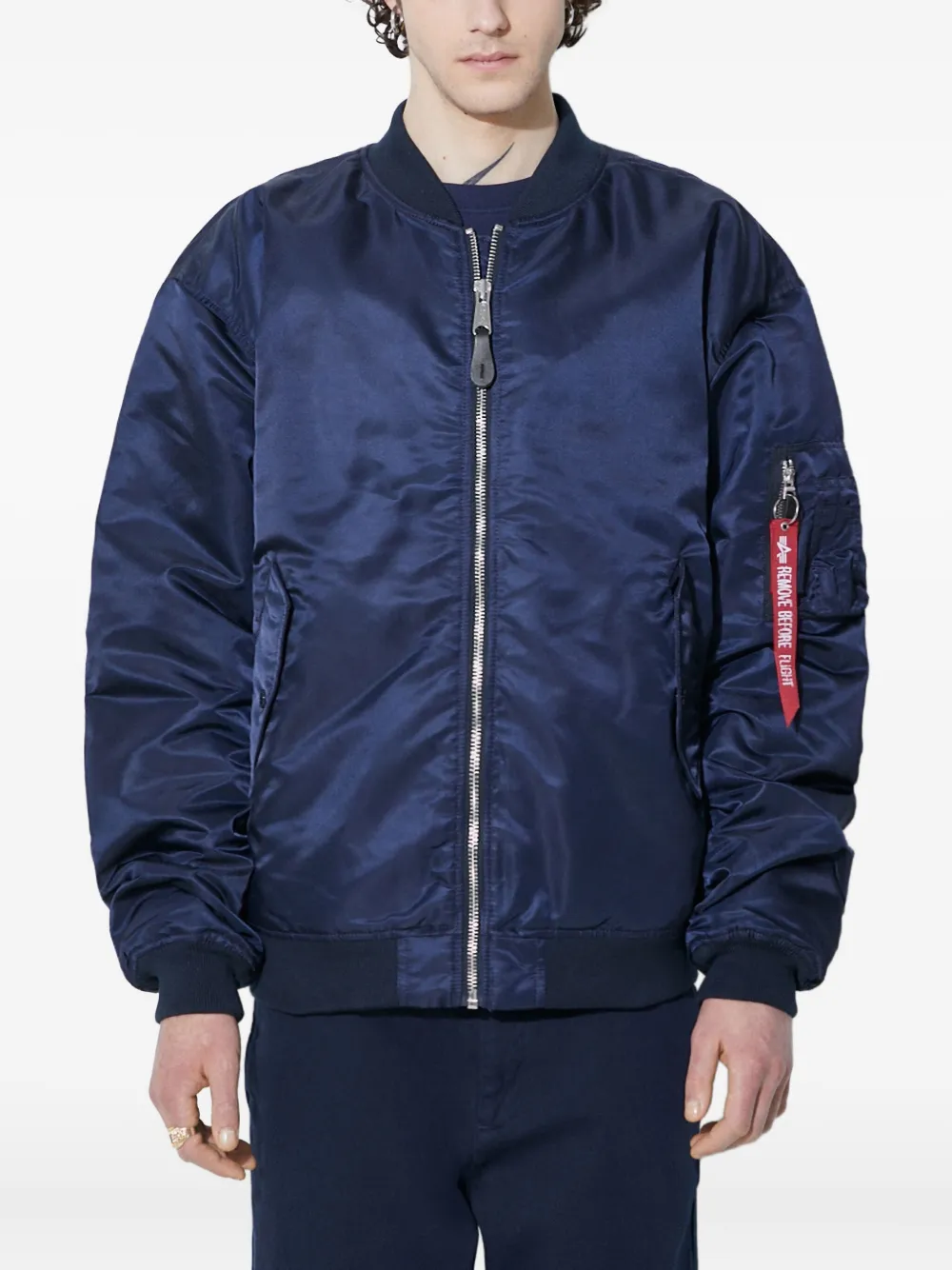 

Бомбер MA-1 CS Alpha Industries, синий