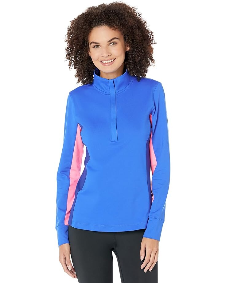 

Куртка Under Armour Storm Midlayer 1/2 Zip, цвет Versa Blue/Pink Punk/Metallic Silver