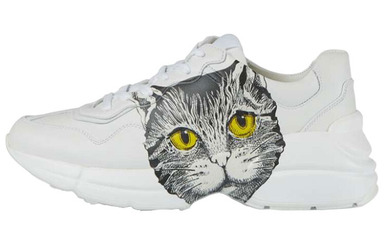 Кроссовки GUCCI Rhyton Mystic Cat White Women's