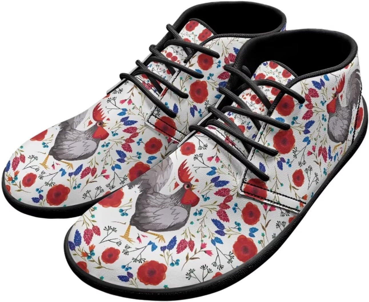 Кроссовки Rooster Athletic, туфли-слипоны Hummingbird, плоские туфли, широкие обувь босоножки для мужчин и женщин, с нулевым перепадом подошвы, легкие тренировочные кроссовки Chririnla, красный — фото 4