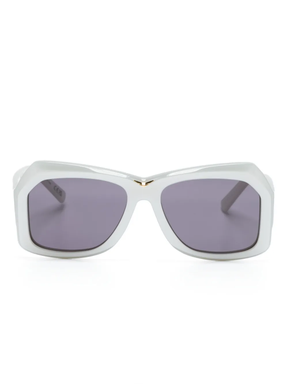 

Солнцезащитные очки в массивной оправе Marni Eyewear, серый