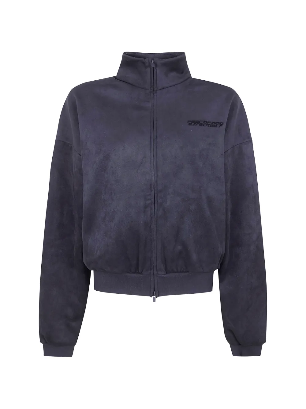 

Бомбер на молнии с логотипом FEAR OF GOD ESSENTIALS, серый