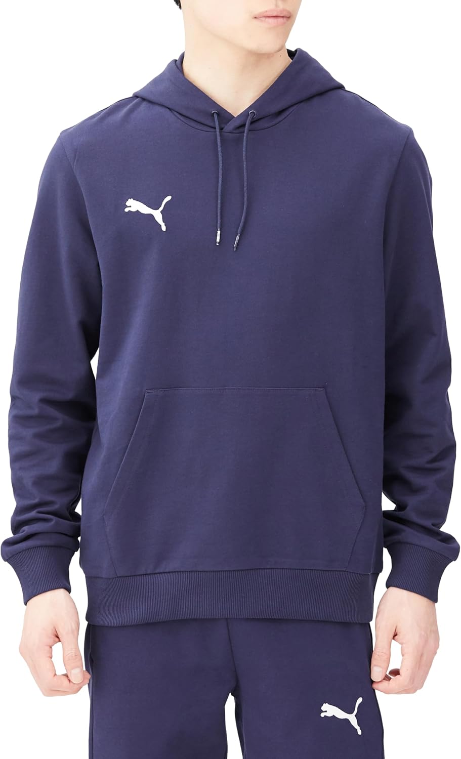 

Мужская повседневная толстовка PUMA TeamGOAL (659377), темно-синий/белый