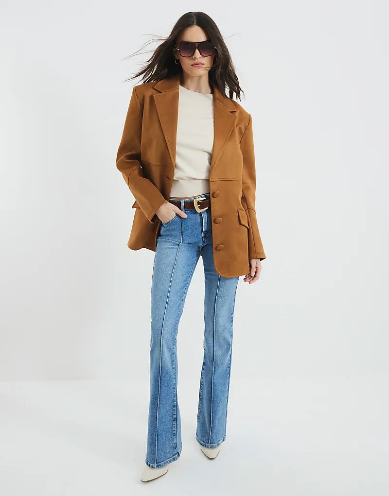 

Джинсы bootcut в цвете средне-синего оттенка River Island