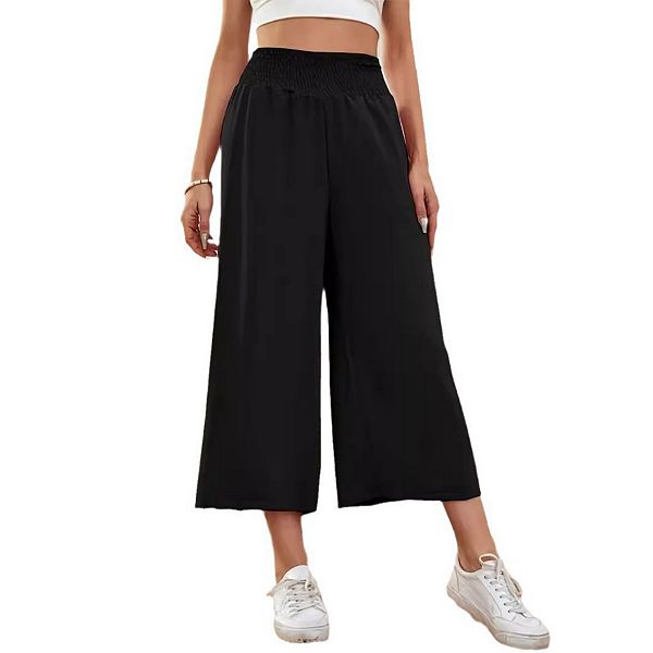 

Женские повседневные укороченные брюки свободного кроя с карманами Yesfashion