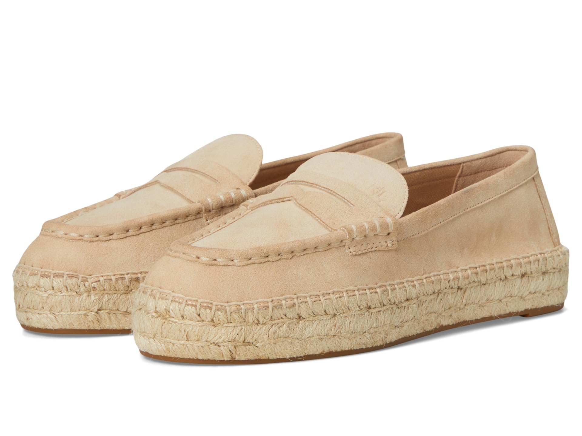 Лоферы Lauren Ralph Lauren Luize Suede Loafers Espadrille, цвет Sand Dune