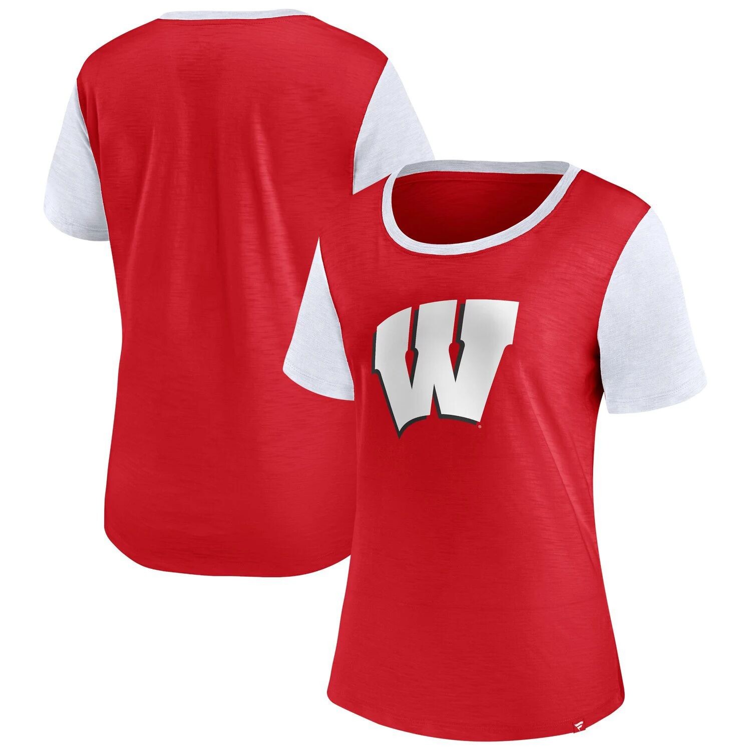 

Женская красная футболка с логотипом Fanatics Wisconsin Badgers Carver Fanatics, Красный, Женская красная футболка с логотипом Fanatics Wisconsin Badgers Carver Fanatics