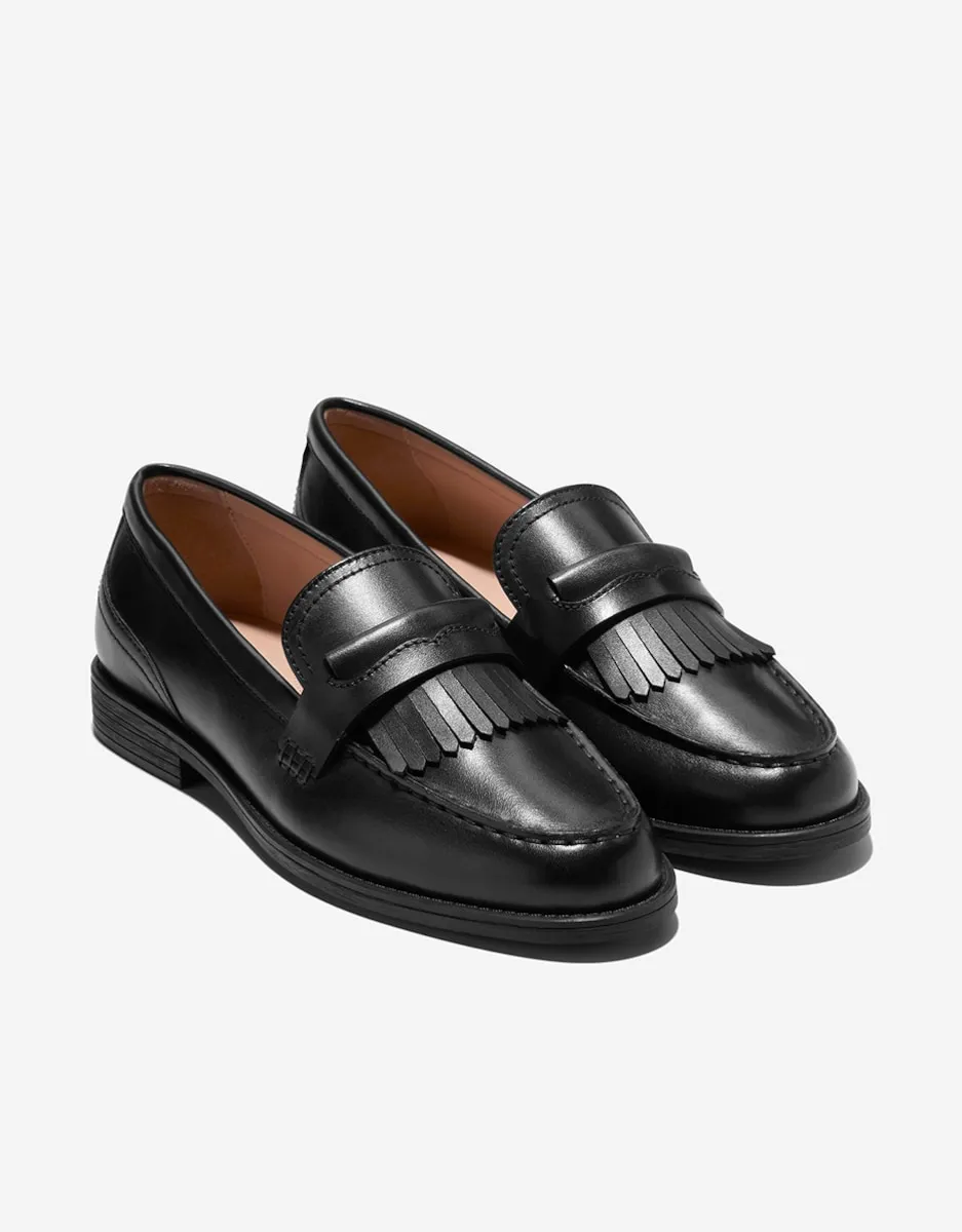 Женские классические мокасины из натуральной кожи Cole Haan, черный — фото 4