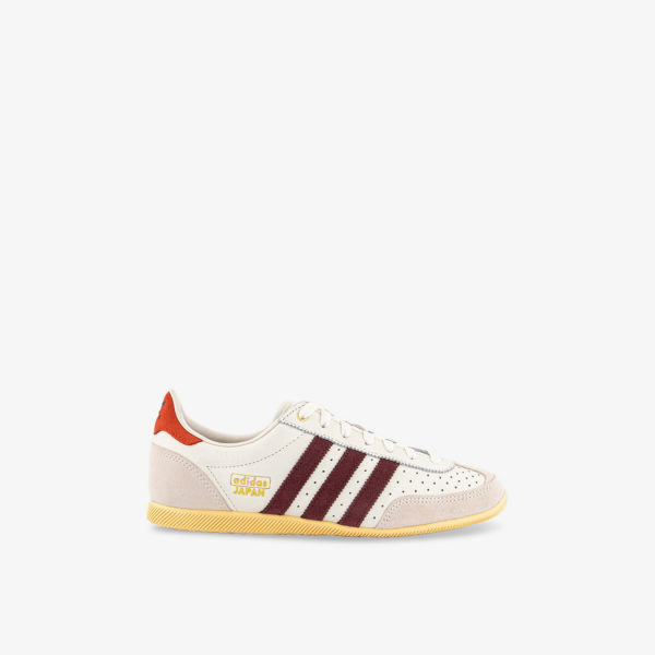 Кроссовки кожаные Adidas Japan, белый / красный