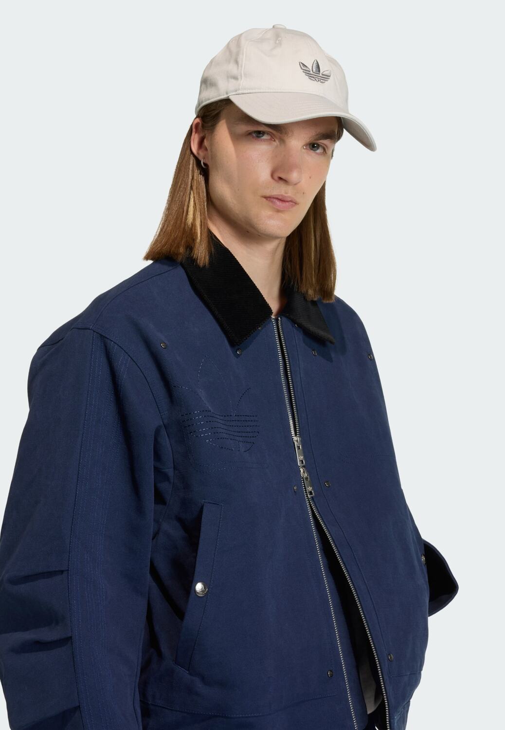 Adidas Originals Куртка межсезонная 'Premium Essentials' в цвете Navy — фото 4