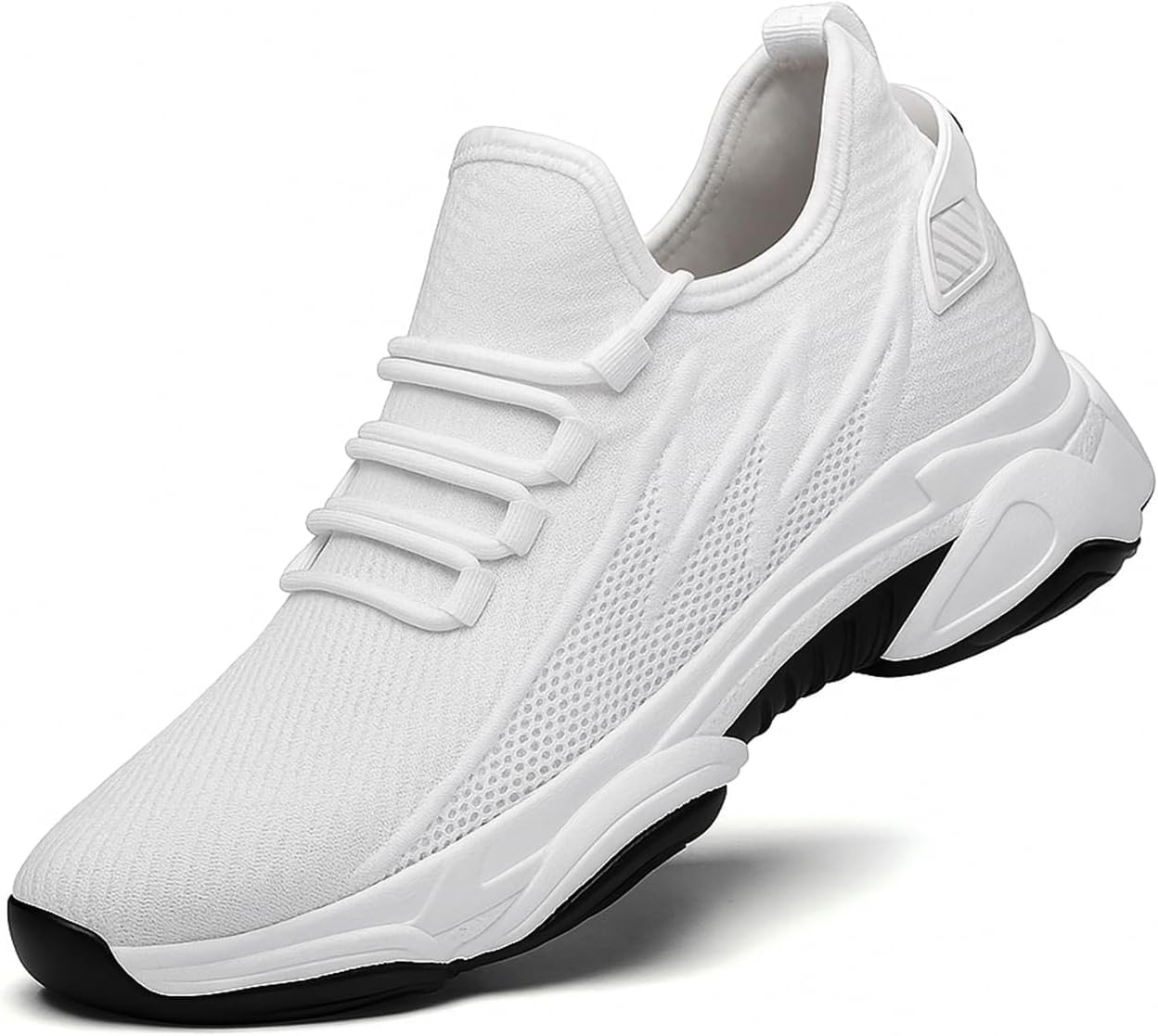 

Кроссовки для увеличения роста для мужчин и женщин доступны в размерах 1,6, 2,4, 3,2 и 10 см Gvfdoazj, белый