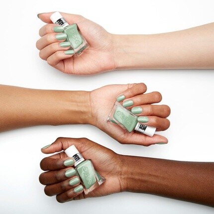 Гель-лак для ногтей Essie держится до 15 дней благодаря технологии Flex.e Gel без сколов, стеклянный блеск Vegan Formula Gel Couture 551 Bling It 13,5 мл — фото 3