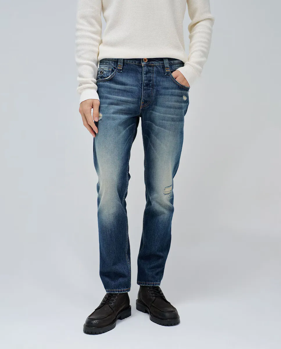 

Мужские джинсы регулярного кроя серии крафт Salsa Jeans, синий
