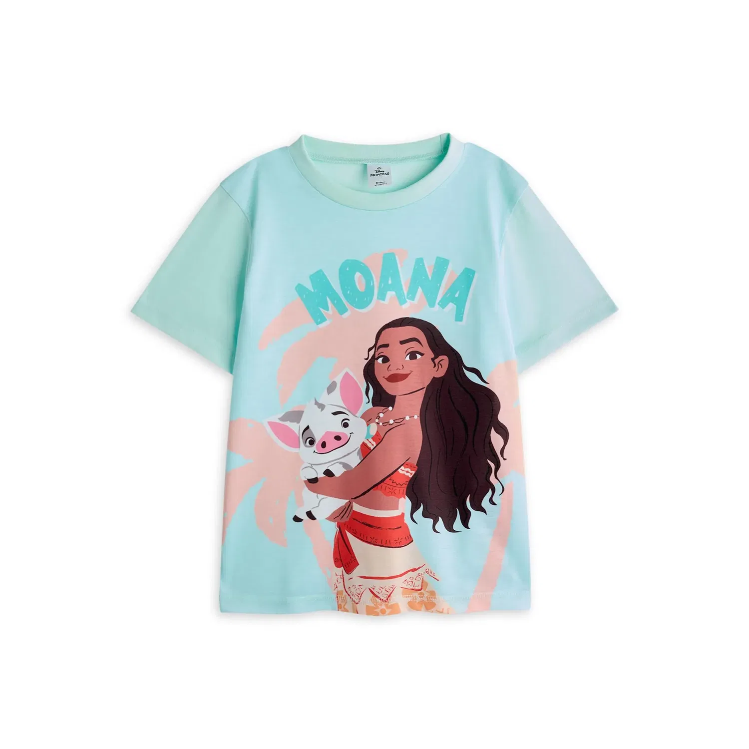 Пижама детская с принтом Moana Disney, синий — фото 2