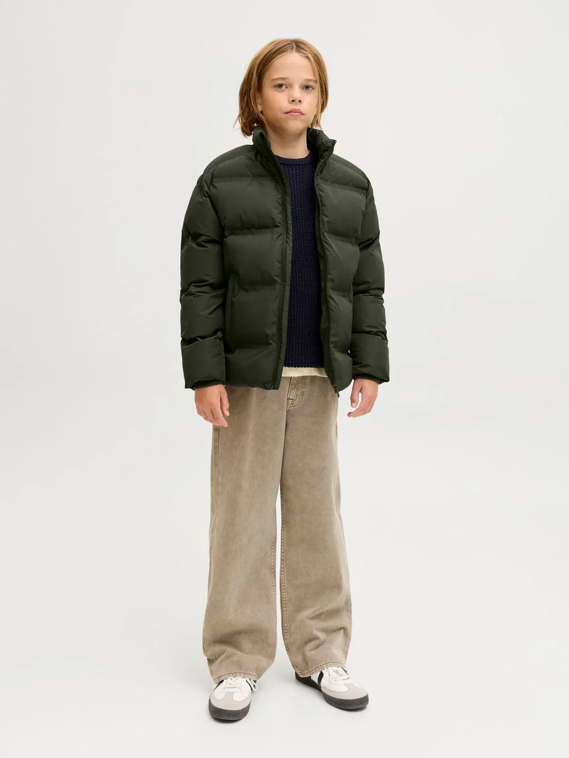 Стеганая куртка, повседневная, JACK & JONES Junior, розин — фото 4