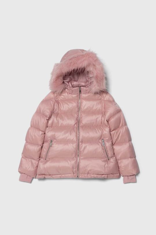 

Пуховик Guess, розовый