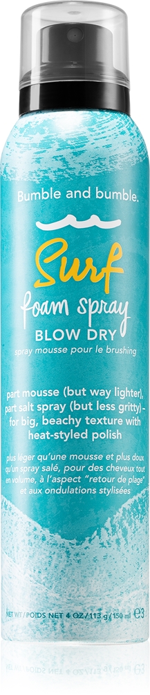 

Лак для волос Surf Foam Spray для сушки феном и создания пляжного эффекта Bumble And Bumble, 150 мл