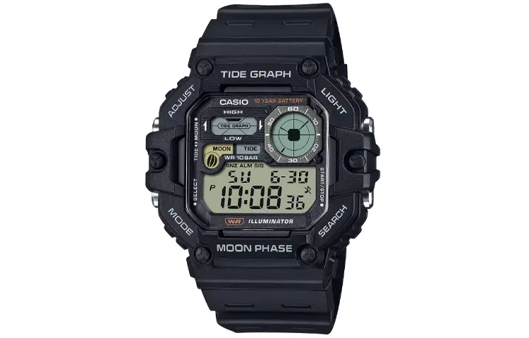 

Мужские часы Black WS-1700H-1AJF CASIO, черный Dial