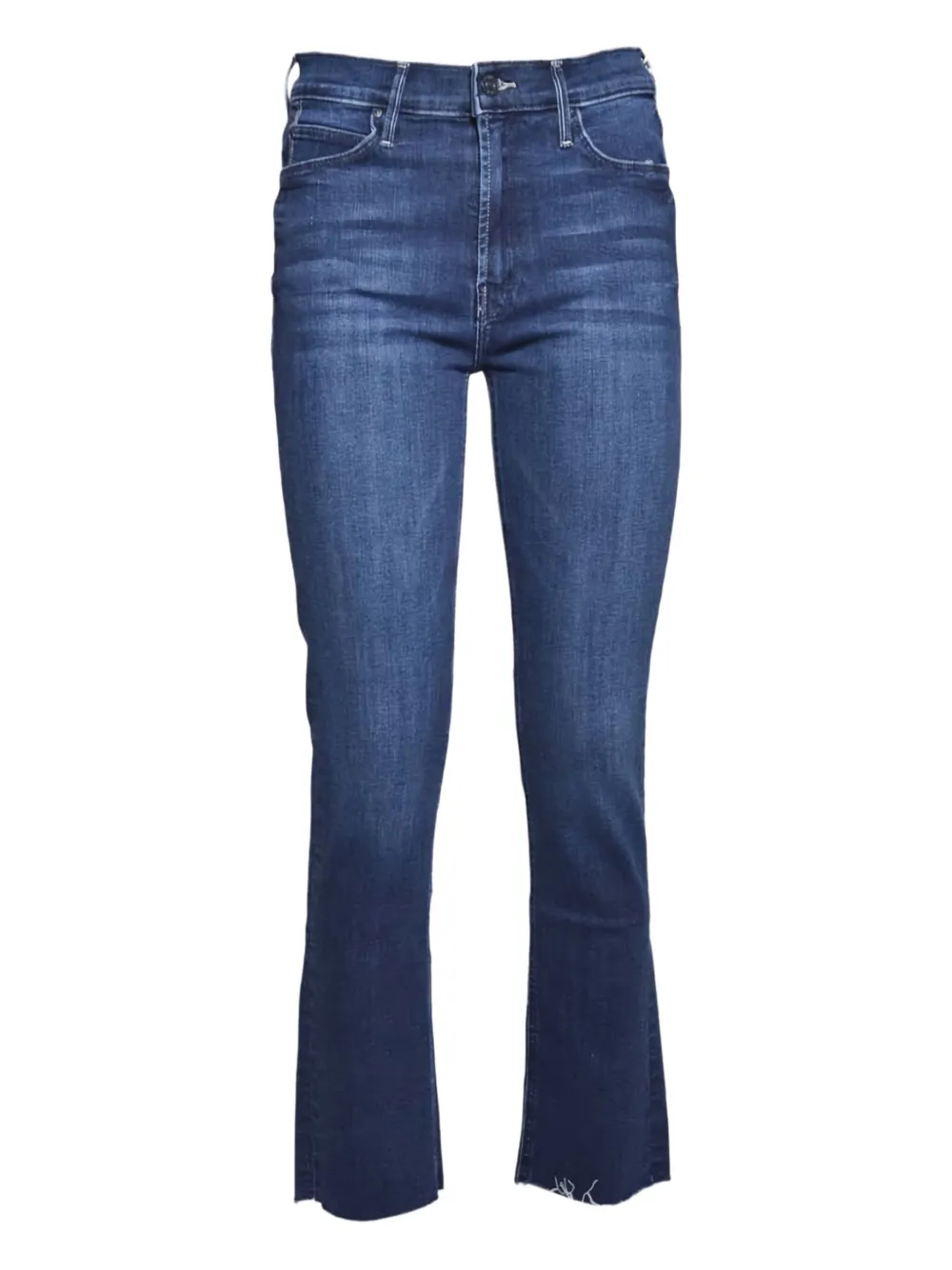 

Джинсы с потертостями Mother, синий