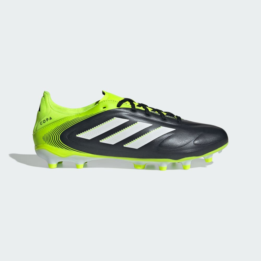 Бутсы Adidas Copa Pure 3 League Firm/Multi-Ground Cleats, цвет Core Black/Cloud White/Lucid Lemon — фото 2