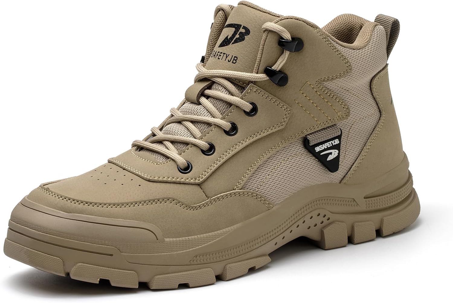 

Стальные ботинки NBOFIEHY с защитным носком для мужчин и женщин, неразрушимые, водонепроницаемые, противоскользящие ботинки, удобная обувь для промышленности и строительства, хаки