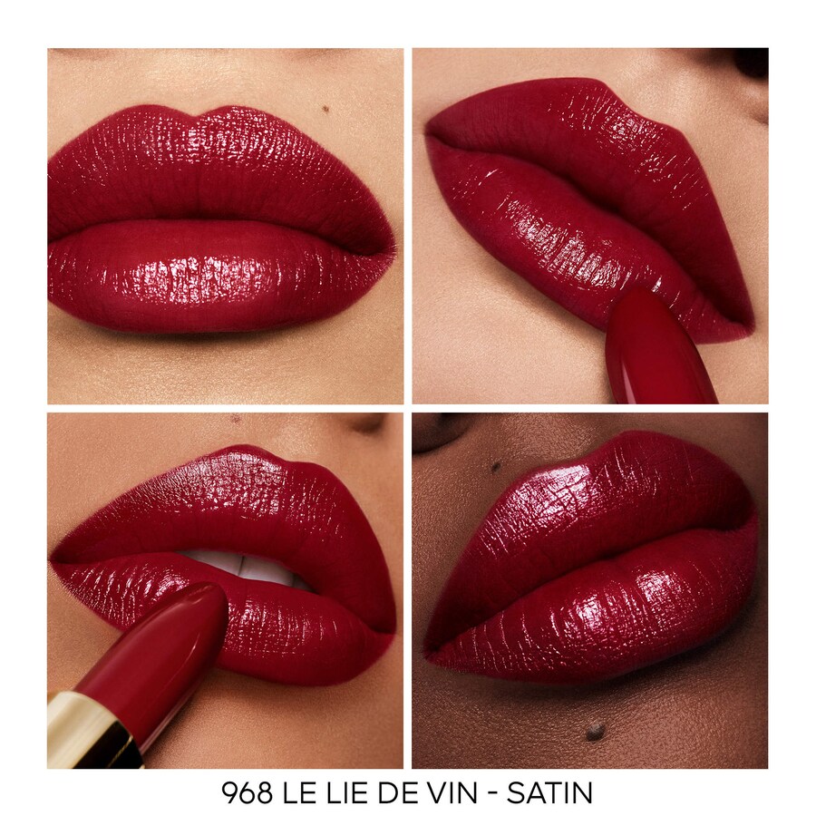 Матовая помада Rouge G с сатиновым и бархатистым эффектом GUERLAIN, 0.1 oz/3.5 g, 968 Le Lie De Vin — фото 3