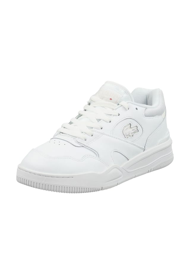 

Кроссовки из кожи/текстиля Lacoste, белый