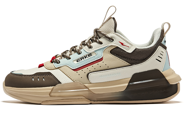 

Erke Амортизирующие, износостойкие низкие кроссовки для мужчин cola brown