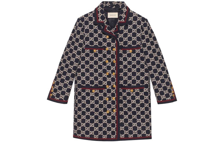 

Пальто женское Gucci Pattern, черный / белый / красный