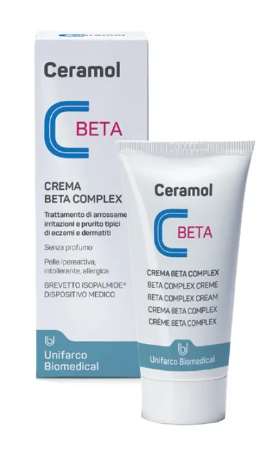 

Крем Ceramol Beta Complex 50 мл для гиперреактивной, непереносимой и аллергичной кожи