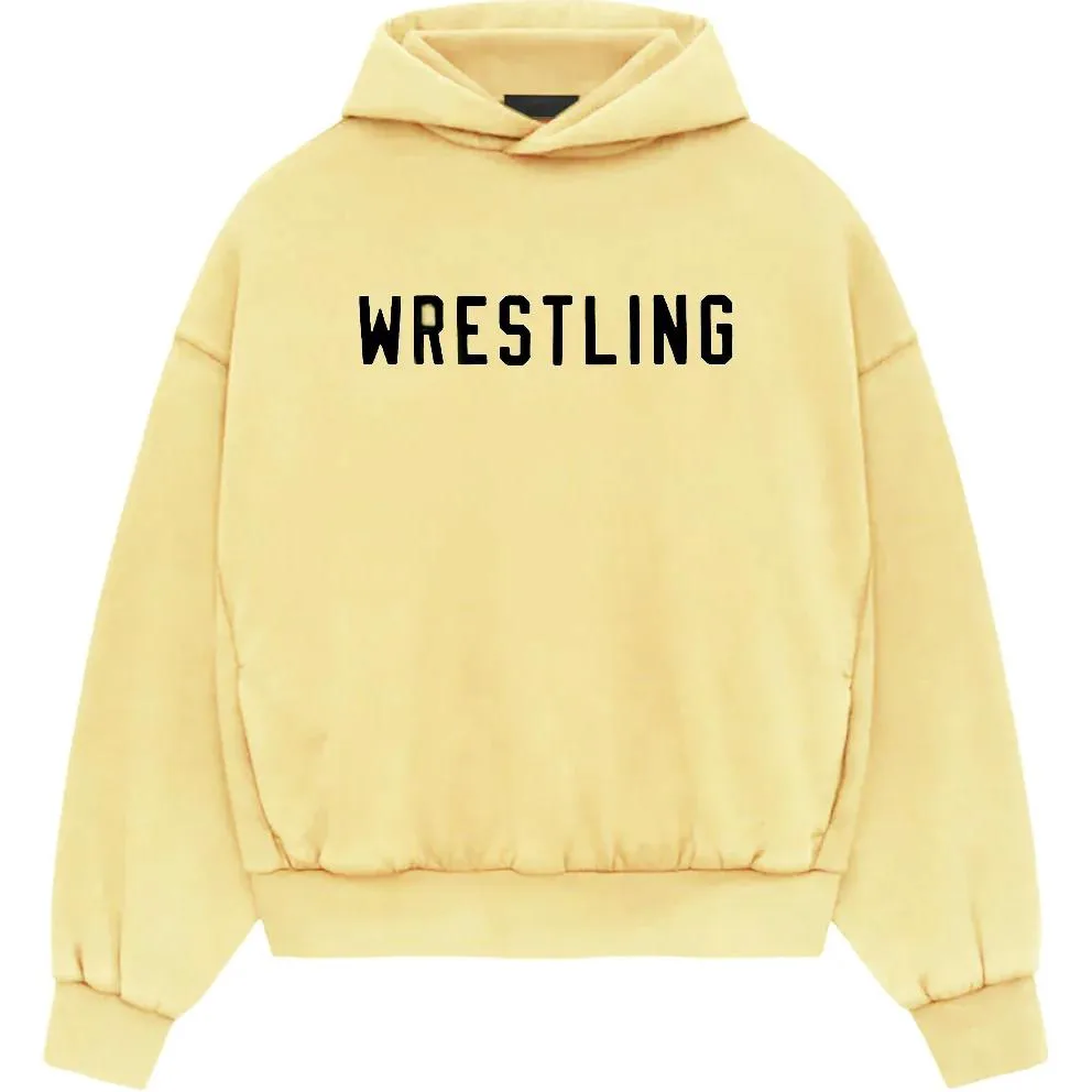 

Худи с принтом-слоганом Fear Of God Essentials, amber золото/amber