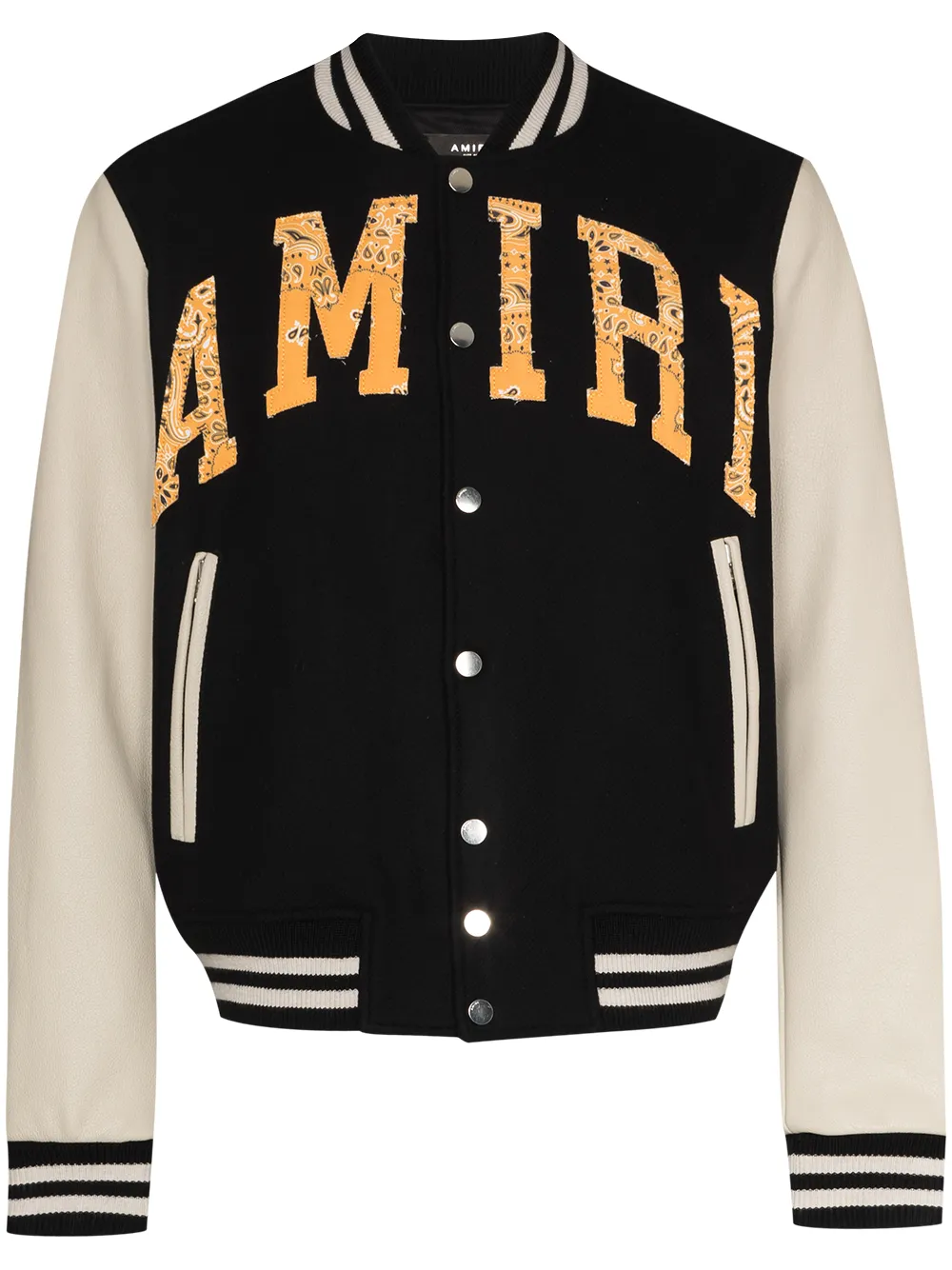 

Бомбер с нашивкой-логотипом AMIRI, черный
