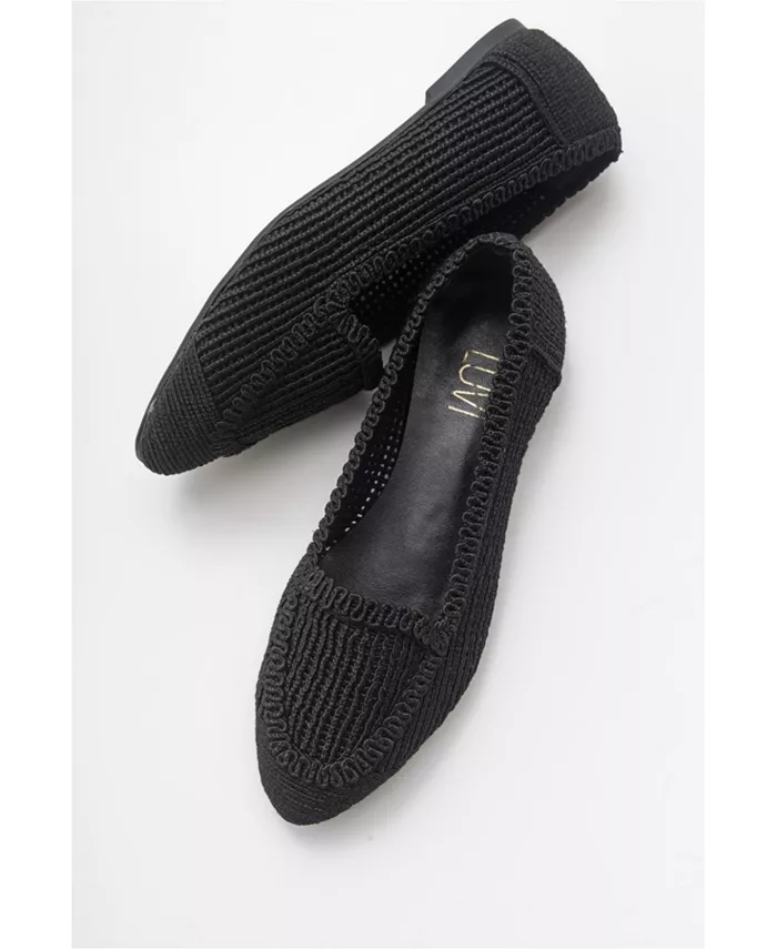 Балетки Mira Knit (женские) Prologue Shoes, черный — фото 2