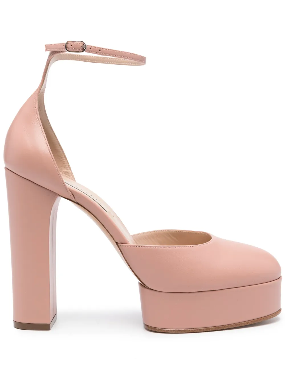 Туфли Betty 120 на платформе Casadei, розовый