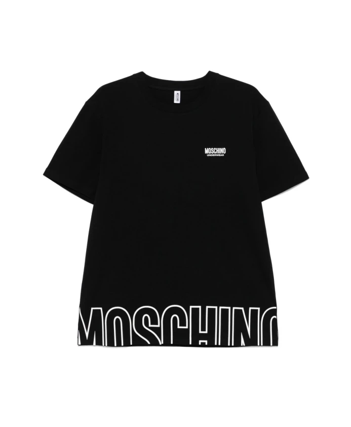 

Черная футболка для мужчин Moschino, черный