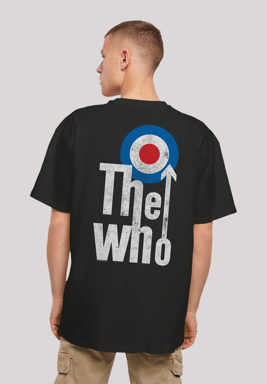 

Футболка с принтом THE WHO ROCK BAND F4NT4STIC, черный