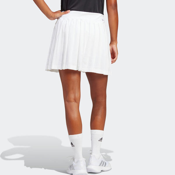 Юбка (WMNS) adidas Clubhouse Premium Classic Tennis Pleated Skirt 'White', белый — фото 3